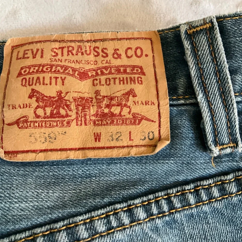 Levi's 559 Relaxed Straight Jeans Mens 32x30 Blue Vintage Denim 100% Cotton